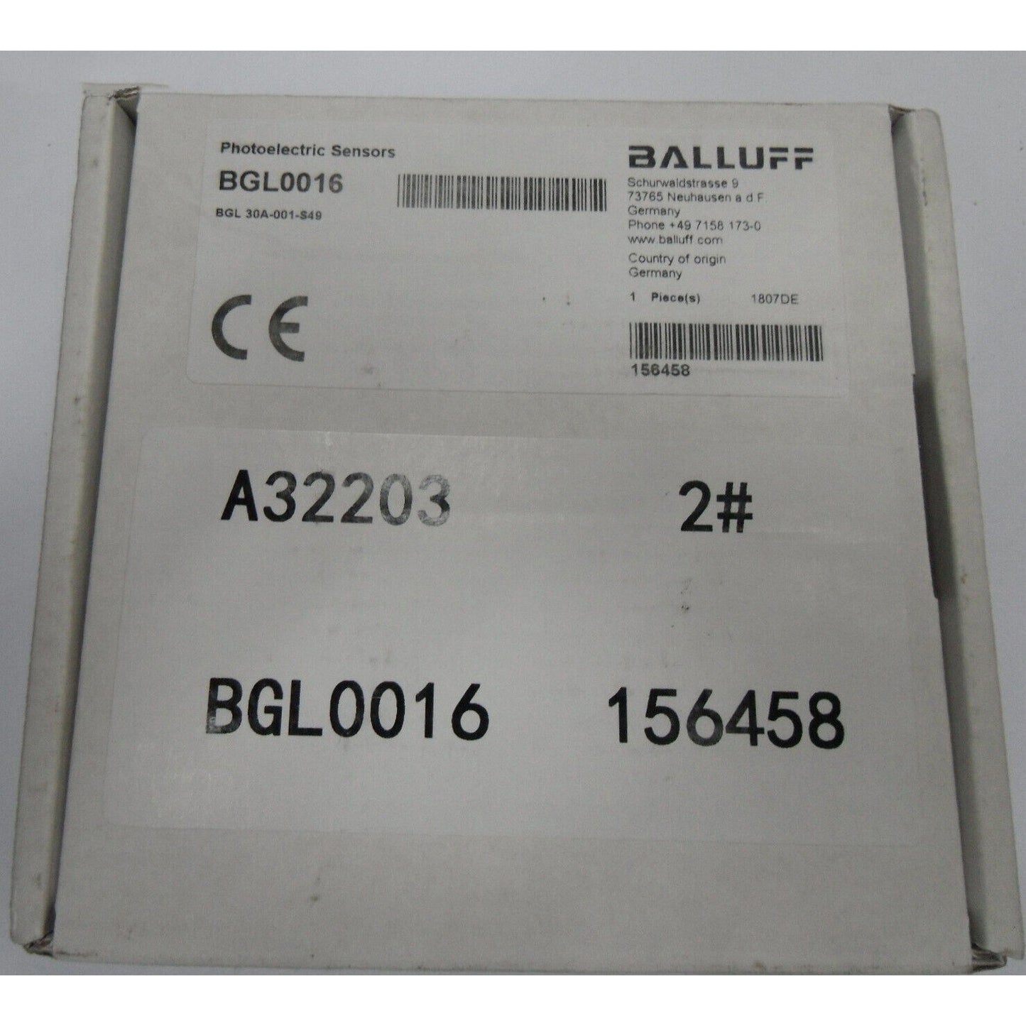 1PC BALLUFF BGL 30A-001-S49 - BALLUFF
