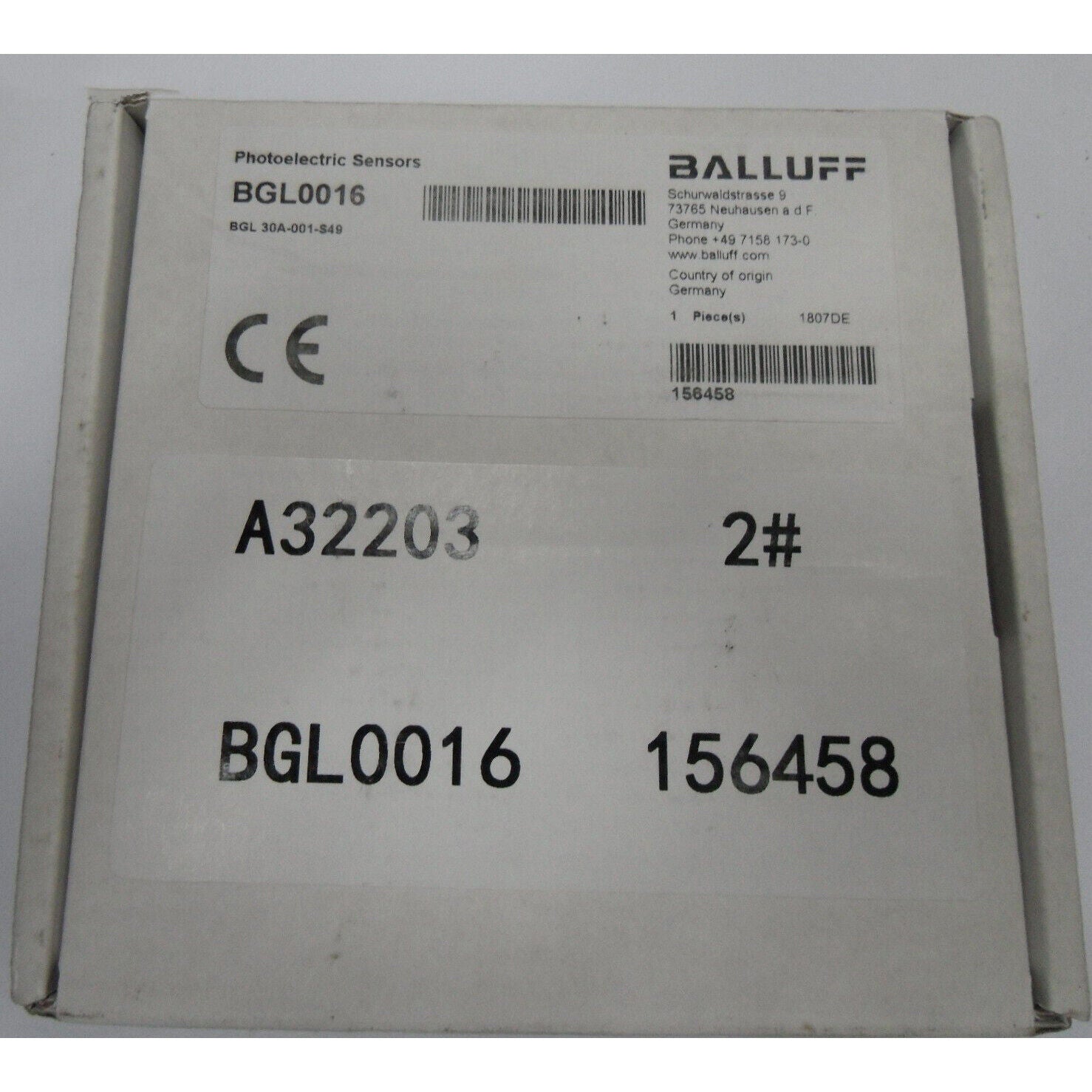 1PC BALLUFF BGL 30A-001-S49 - BALLUFF