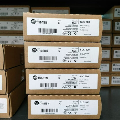 New Factory Sealed AB 1746 SER C SLC 500 16 Point Digital Input Module - NEW FACTORY SEALED