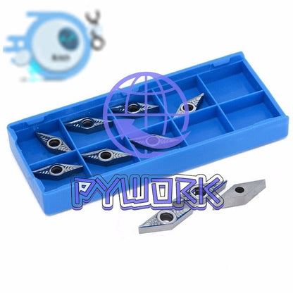 SVQCL1212H11 12mm CNC Carbide Turning Tool Holder + 10Pcs VCGT110304-AK Inserts