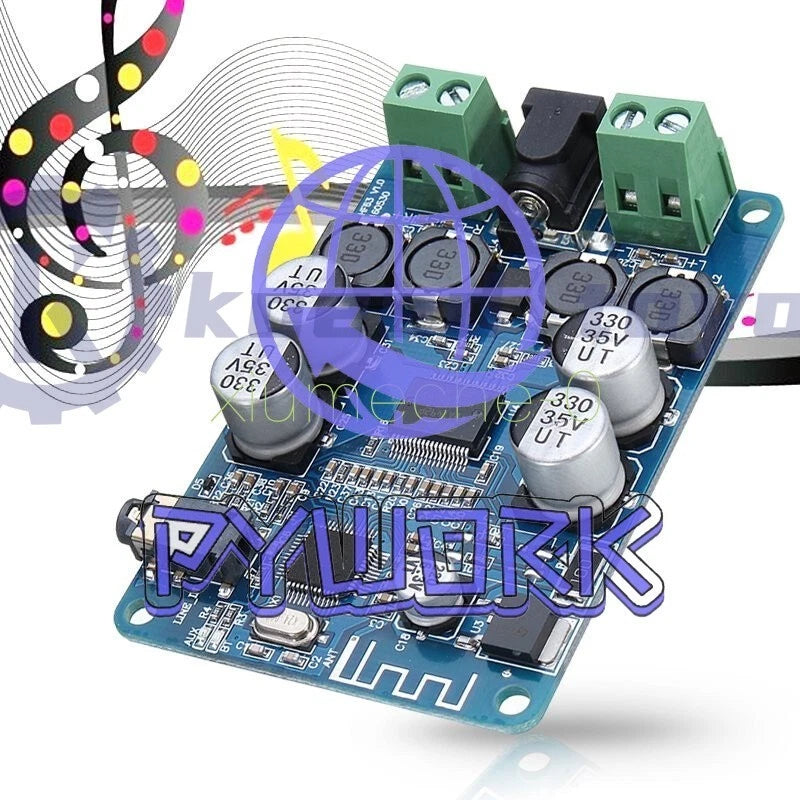 TDA7492P 2x25W Wireless Bluetooth V2.1 Audio Receiver Power Amplifier Board