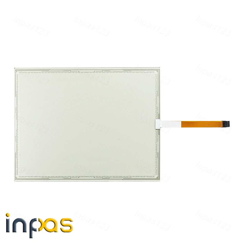 new For 6186M-15PT 6186M-15PTSS Touch panel screen glass + Front Film overlay