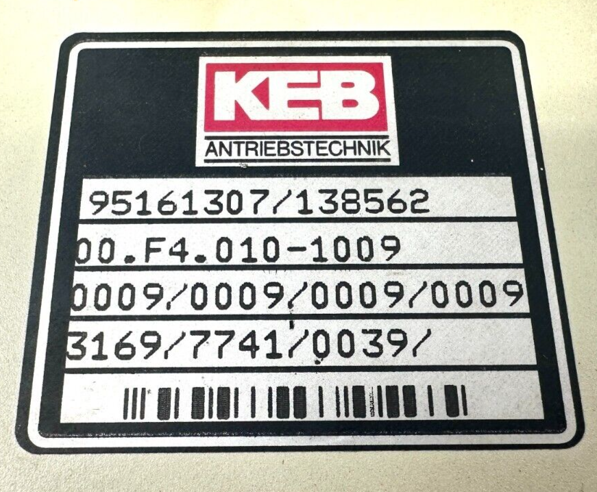 used KEB 00.F4.010-1009 Inverter Panel Display Keypad - KEB