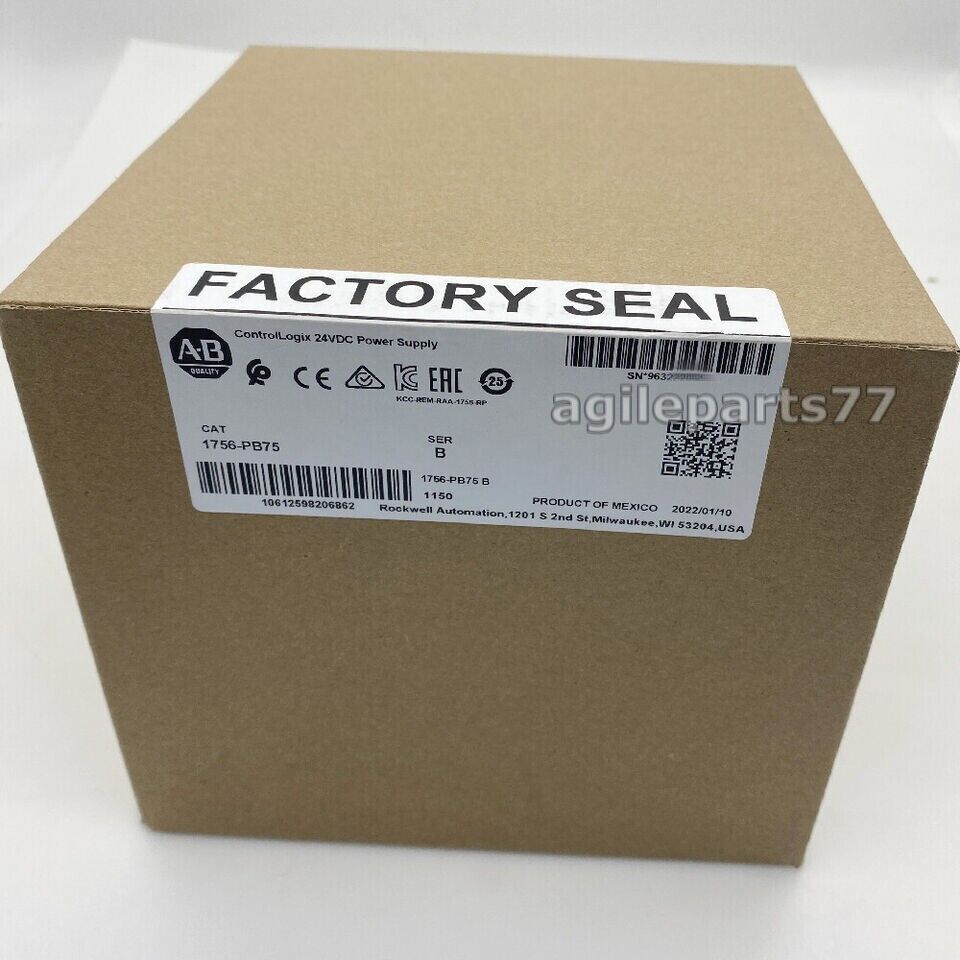 Allen-Bradley ControlLogix AC Power Supply 1756-PB75 NEW Factory SEALED - ALLEN-BRADLEY