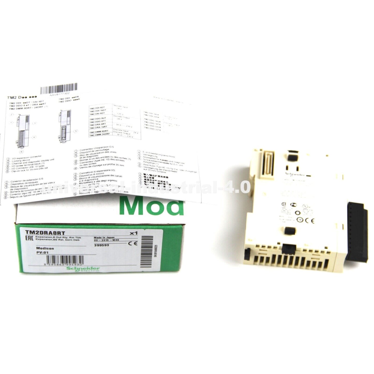 SCHNEIDER TM2DRA8RT PLC Expansion Module - SCHNEIDER