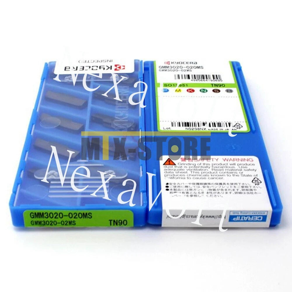 10pcs/box Kyocera CNC Blade GMM3020-020MS TN90