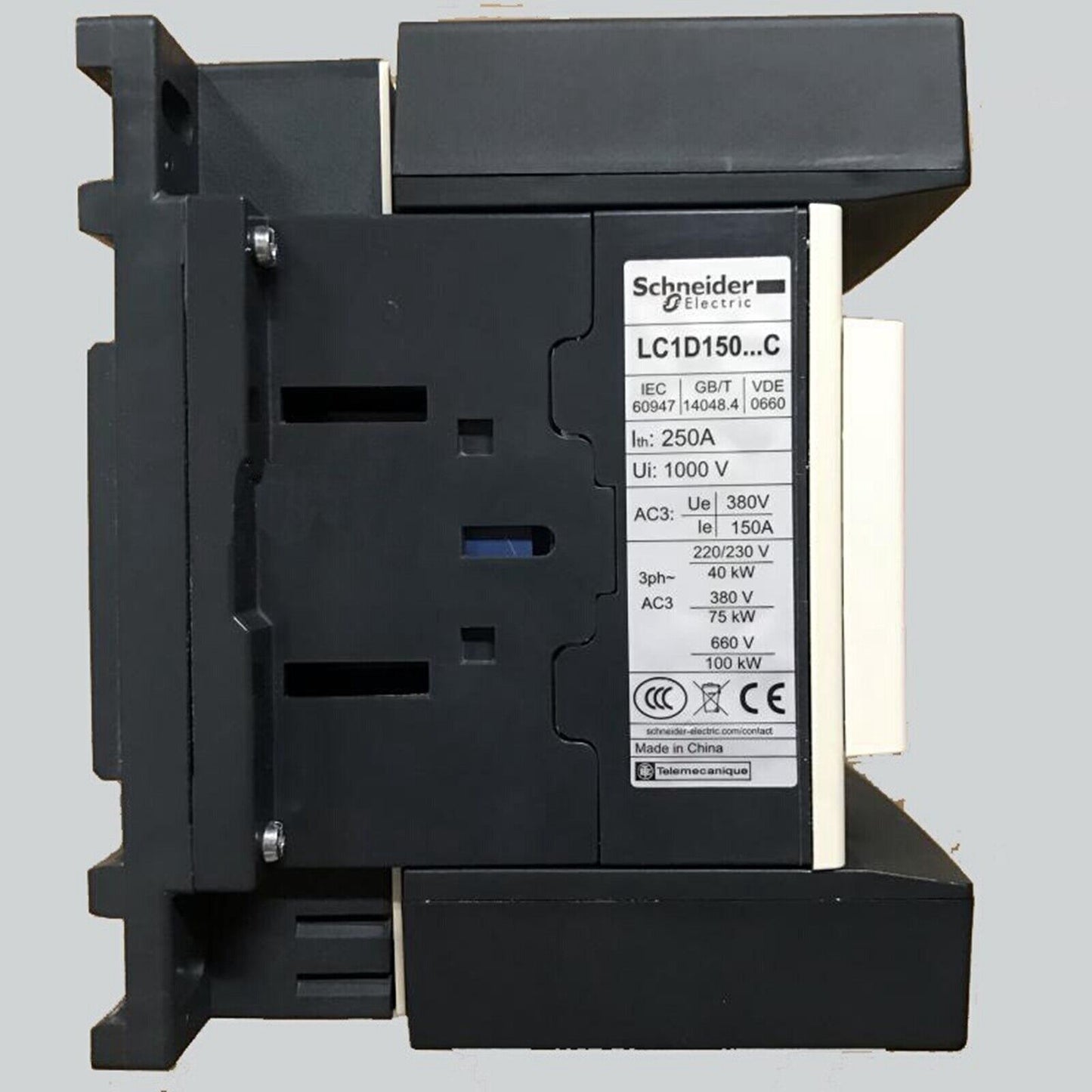 SCHNEIDER LC1D15000M7C 150A AC220V Contactor - SCHNEIDER