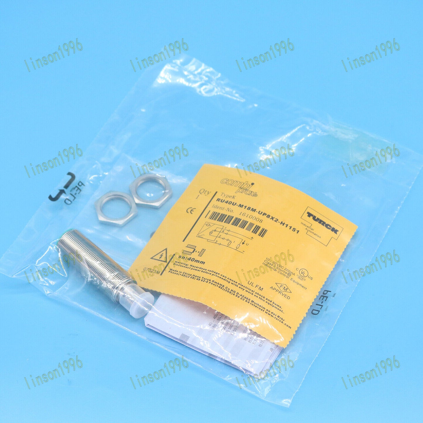 RU40U-M18M-UP8X2-H1151 TURCK Ultrasonic Sensor 1610008 - TURCK