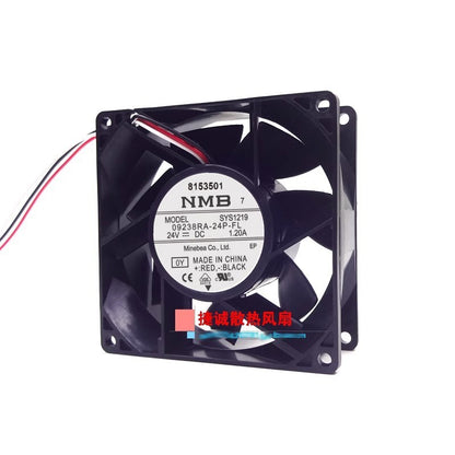 NMB 09238RA-24P-FL 24V 1.20A 9038 9CM ball converter cooling fan