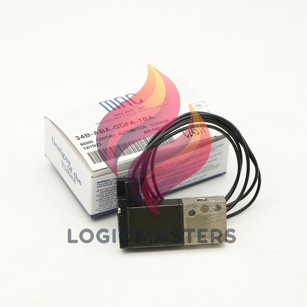 MAC 34B-ABA-GDFA-1BA Solenoid Valve 24VDC 1pcs