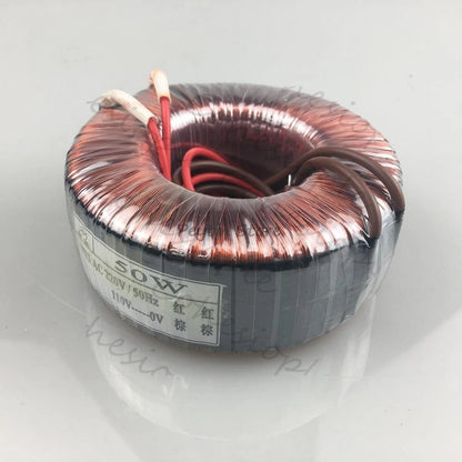 1X Toroidal Transformer 50W Input 110/220/380V Output 9/12/24/36/48/110/220/380V