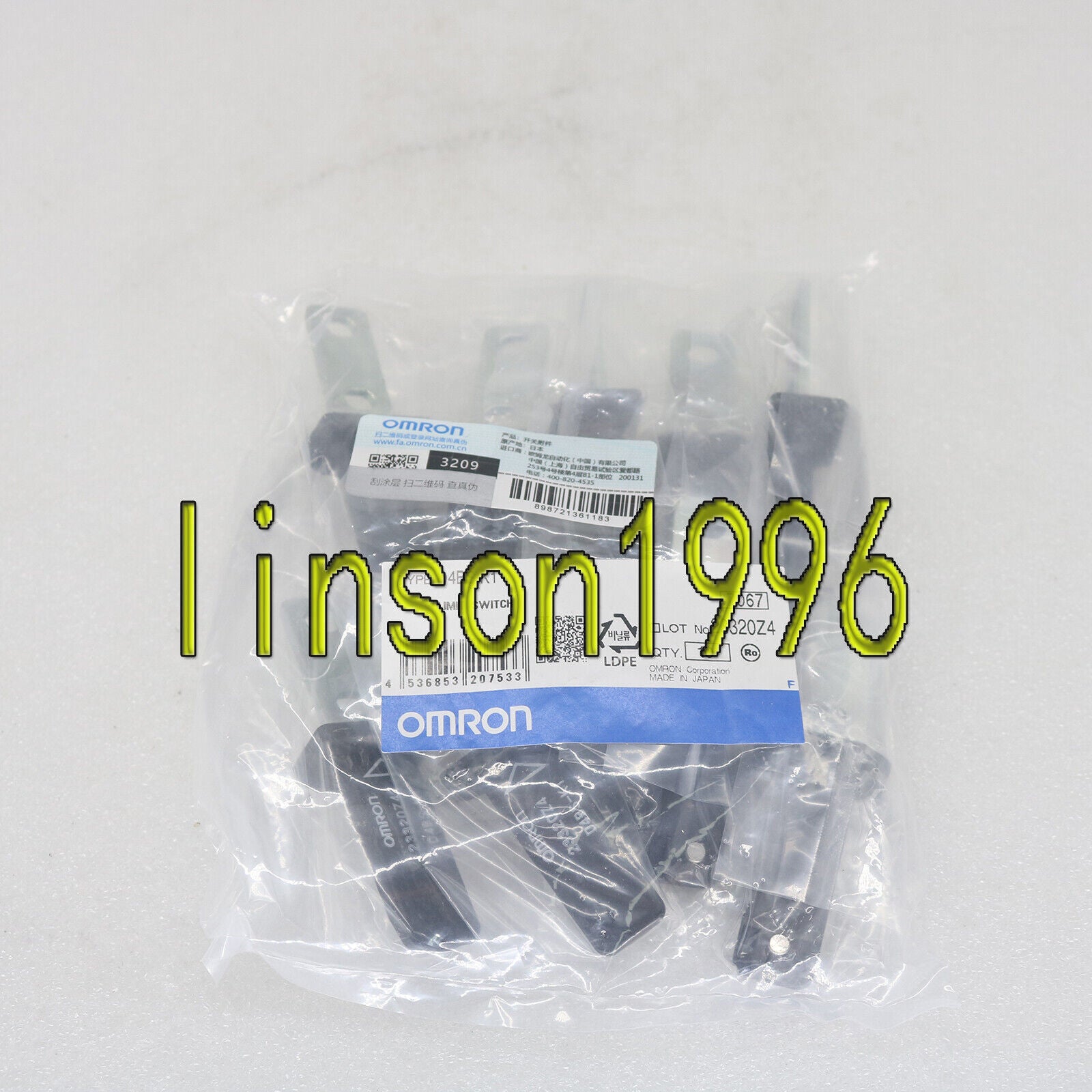 10PCS Omron Safety Door Switch D4BS-K1 - OMRON