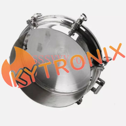 500mm Pressure Circular Manhole Tank Round Manway Cover Sanitary 304
