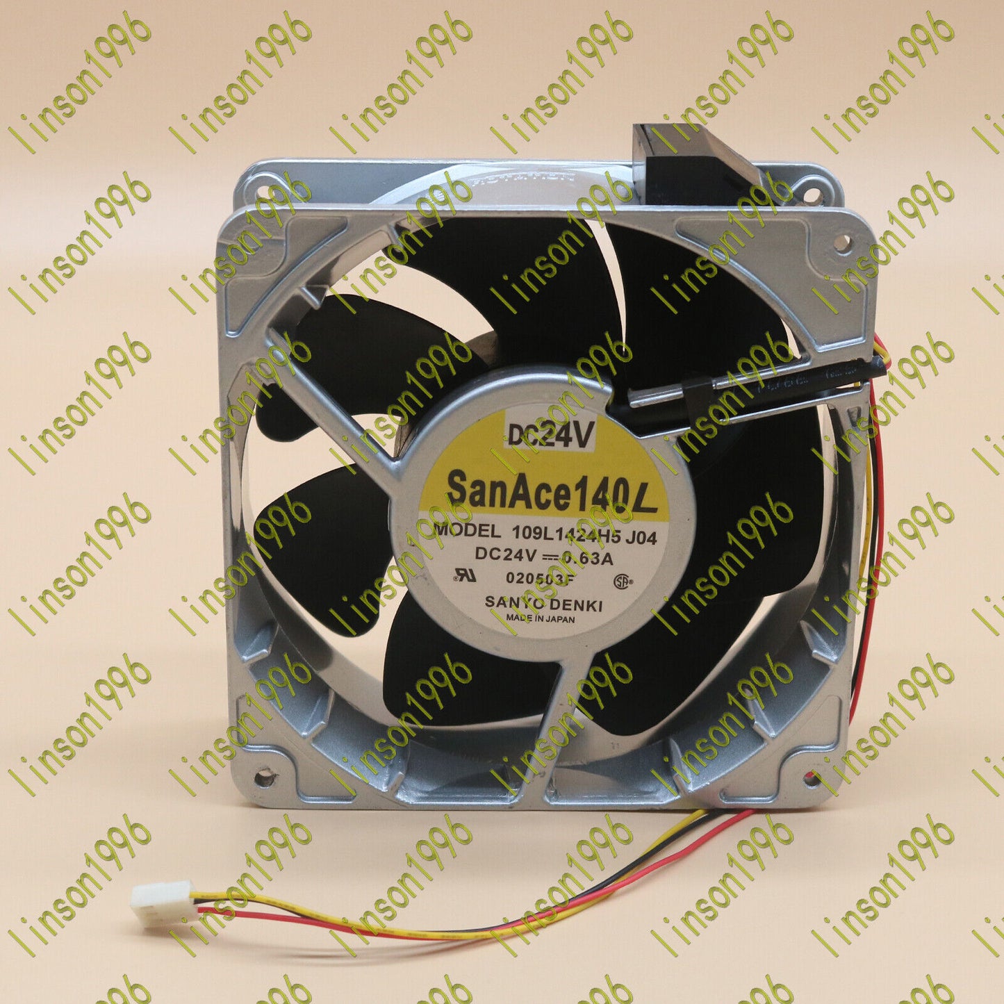 109L1424H5J04 cooling fan 24V 0.63A SANYO San Ace140L model Fast Delivery - SANYO