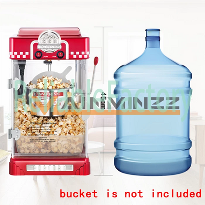 One Commercial/Household stainless steel Popcorn machine 80g 300W 220V