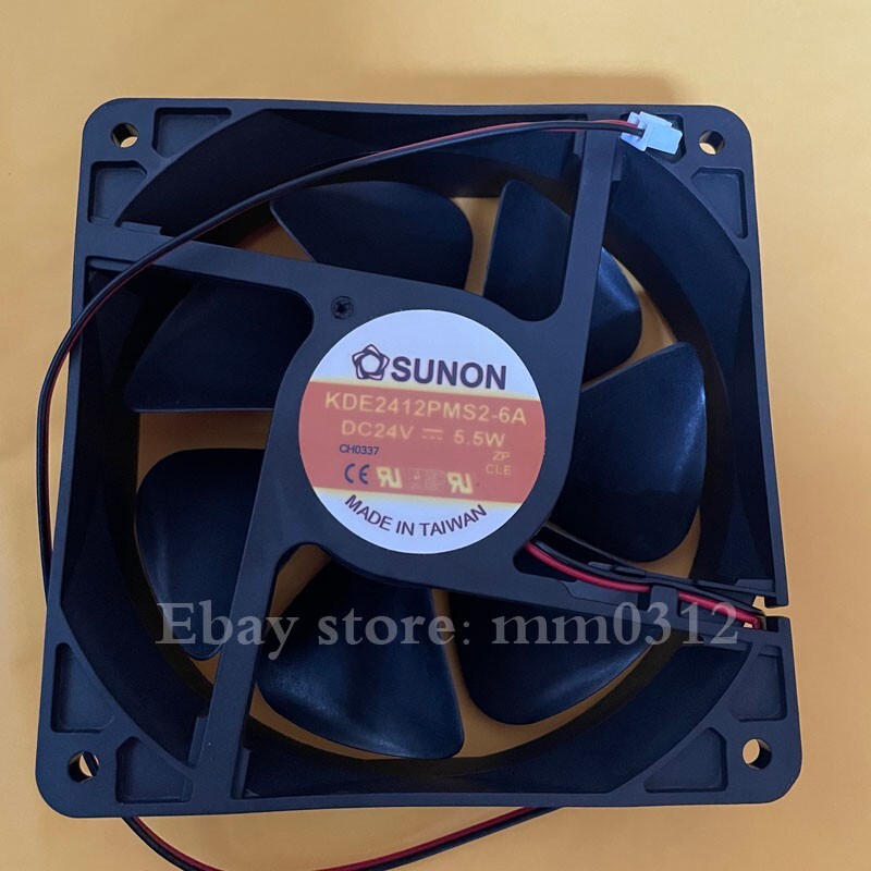 1pcs SUNON KDE2412PMS2-6A 12038 24V 5.5W 120mm inverter fan