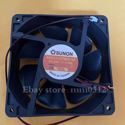 1pcs SUNON KDE2412PMS2-6A 12038 24V 5.5W 120mm inverter fan