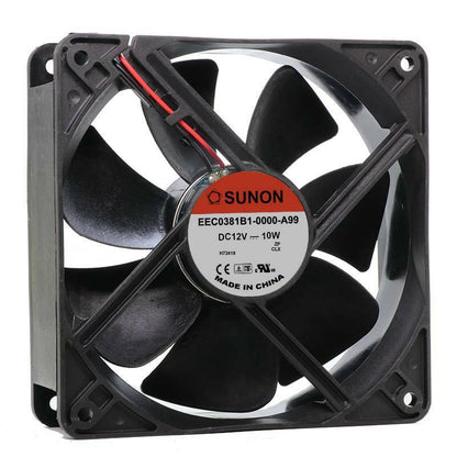 new SUNON EEC0381B1-0000-A99 12V 10W 12038 12CM 2-wire DC cooling fan - SUNON