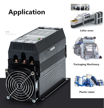 new Three-phase power regulator J3SCR-90LA 380V 90A SCR voltage regulator - BRAND NAME