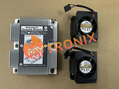 1pc Thinksystem SR530 radiator 01KP657, fan 01KP694