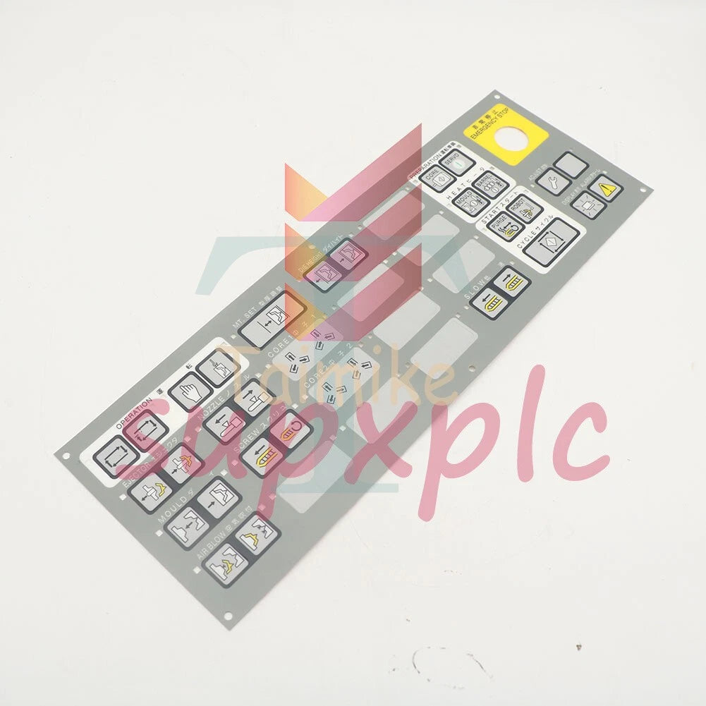Toshiba injection molding machine INJECTVISOR V50 Operating Membrane Overlay 1PC