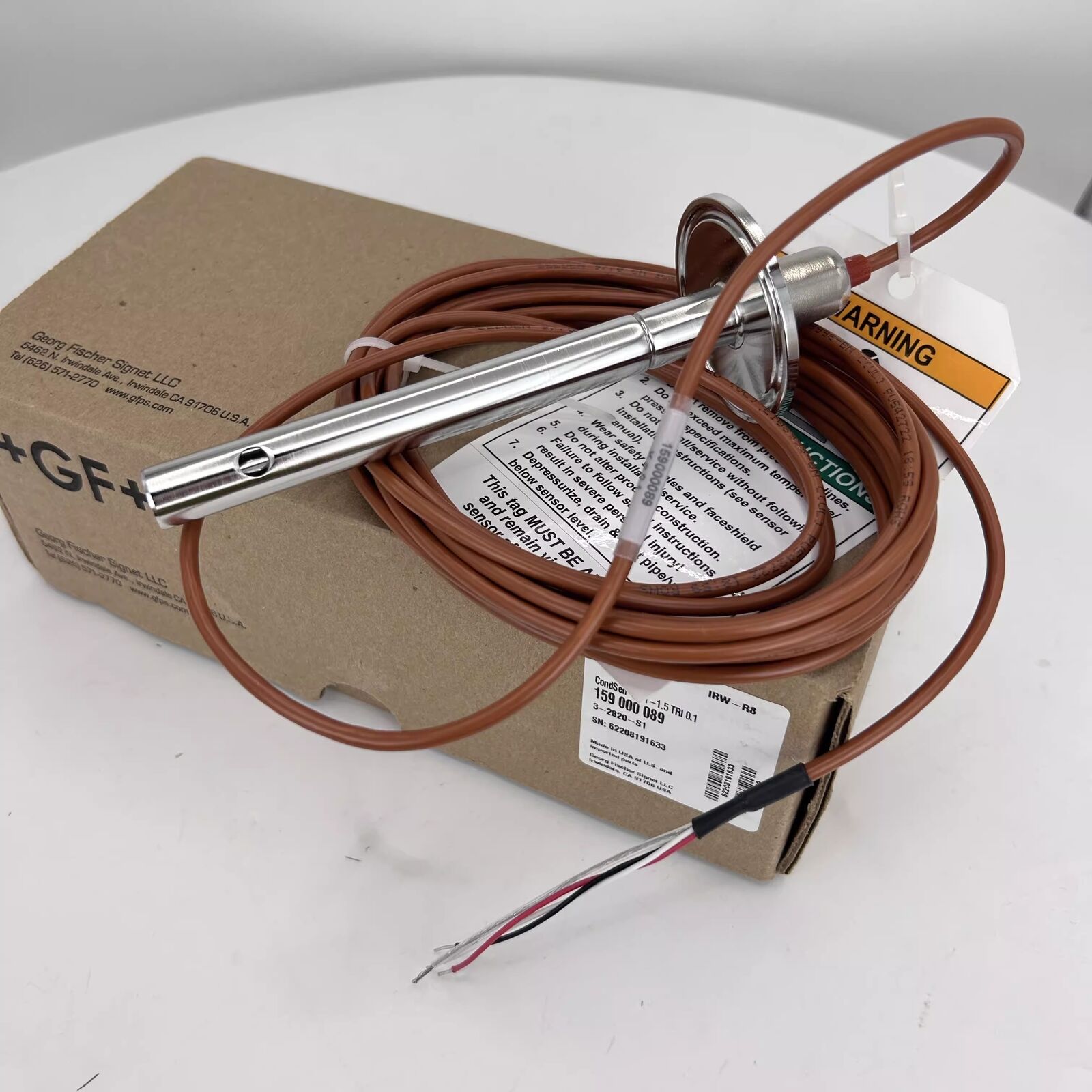 new 1pcs +GF+ Conductivity Sensor 3-2820-S1 Resistivity Electrode Probe - PRODUCT BRAND