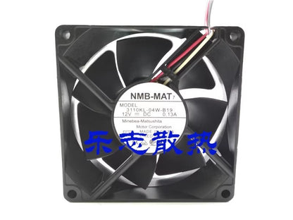 NMB-MAT 3110KL-04W-B19 8025 DC12V 0.13A 8CM 3-Wire Cooling Fan