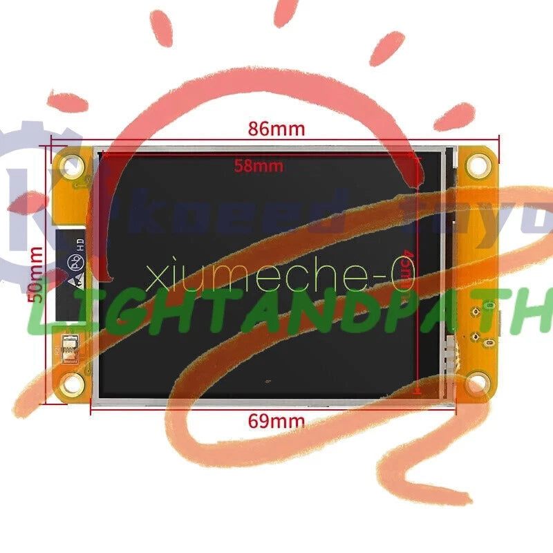 ESP32 WiFi Bluetooth Development Board 2.8in LCD TFT Touch Screen Module 240*320