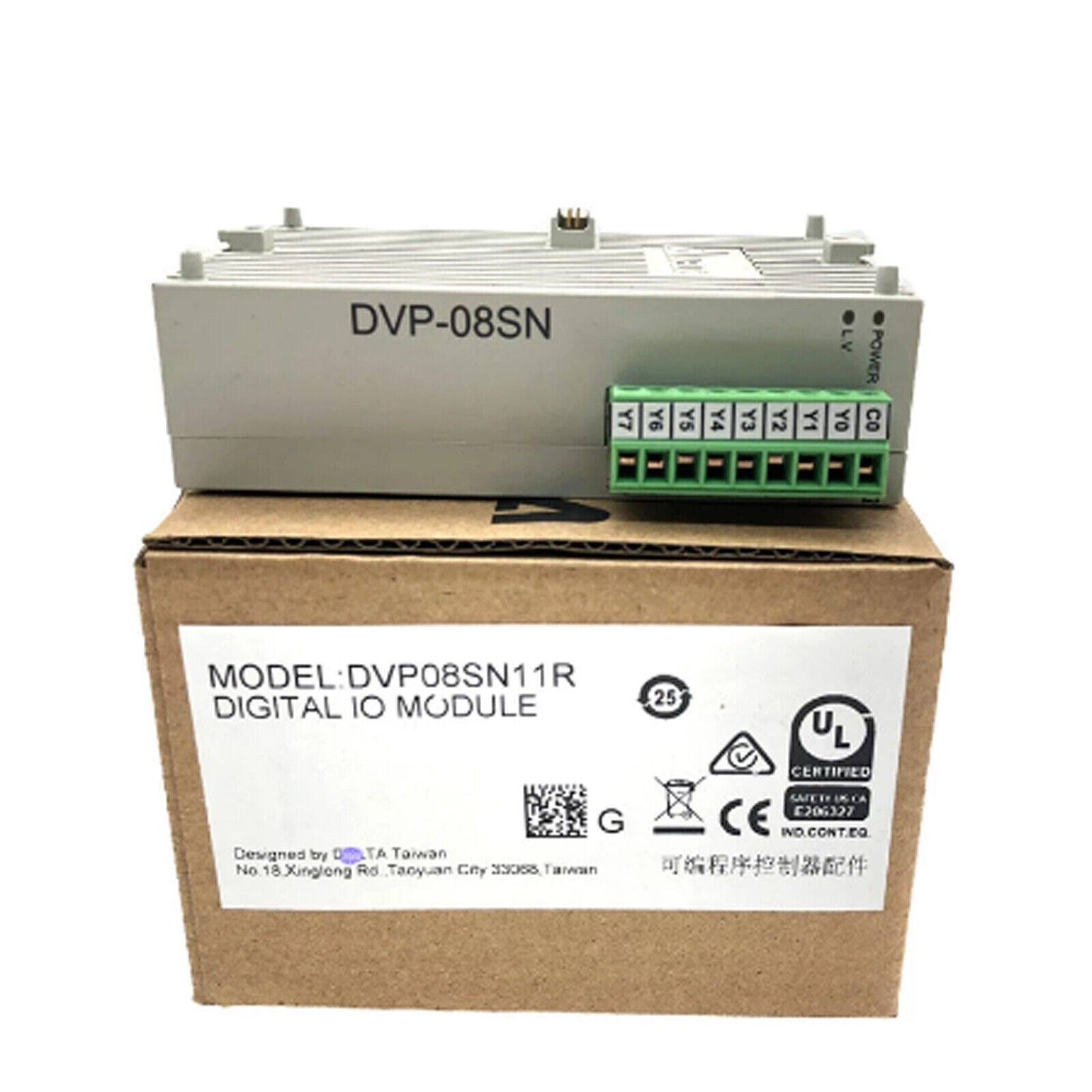 new  DELTA DVP08SN11R 8 Relay Output Module Extension