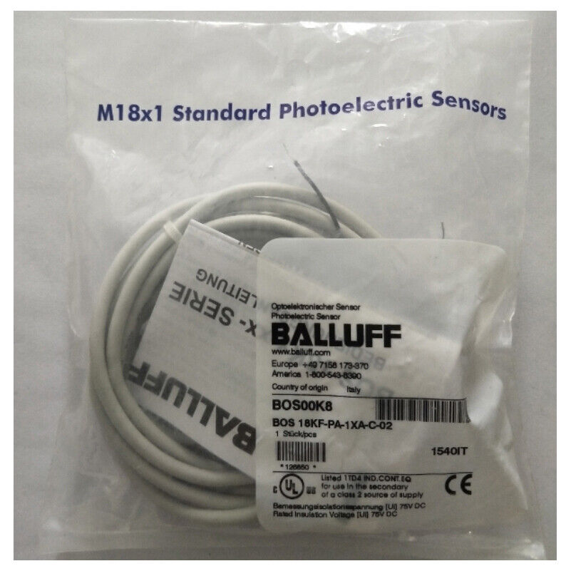 new 1pcs  balluff BOS 18KF-PA-1XA-C-02 Photoelectric sensor SHIP