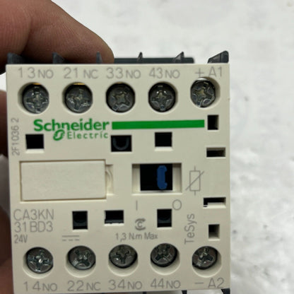 new Schneider CA3KN31BD3 Control Relay 24VDC Coil - SCHNEIDER