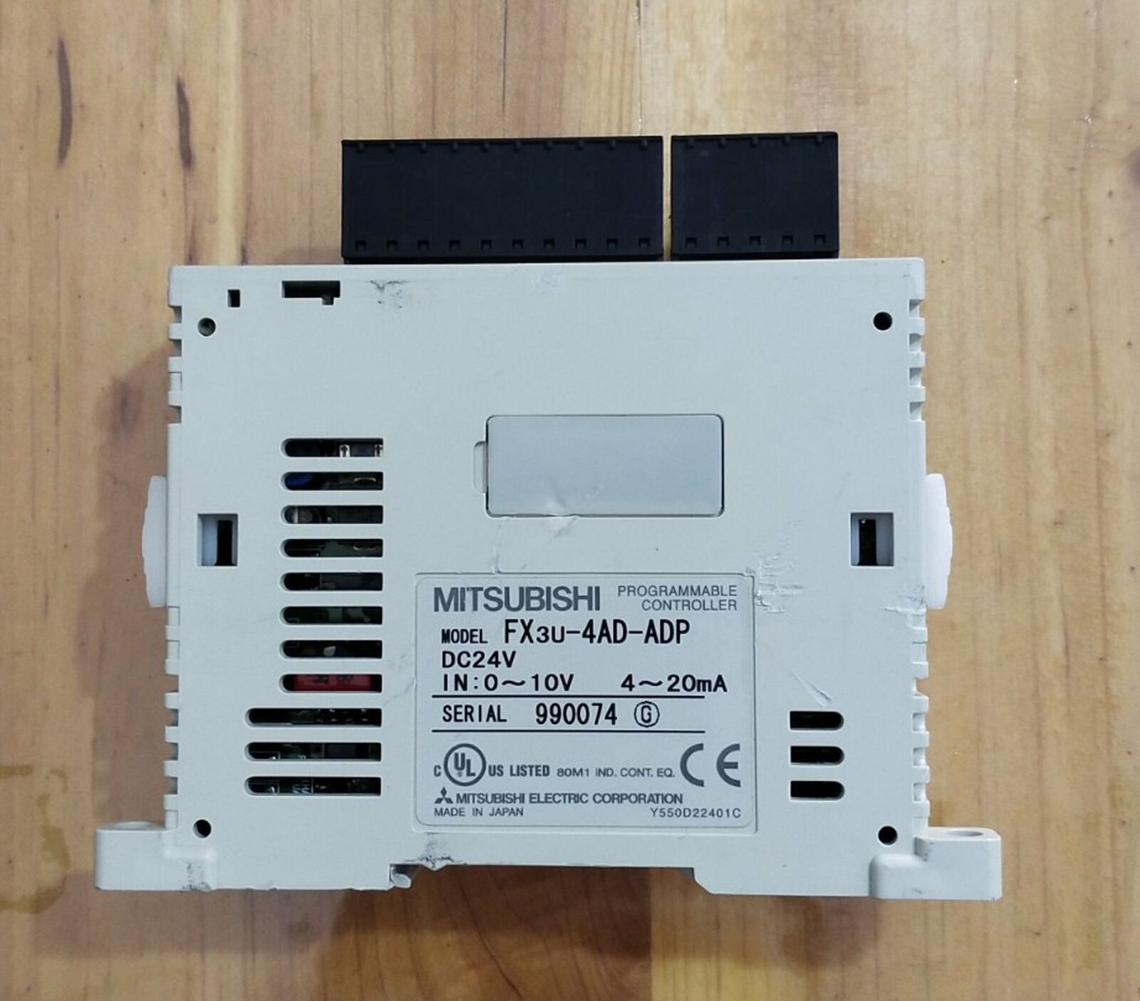 Mitsubishi PLC FX3U-4AD-ADP Tested Good Condition - MITSUBISHI