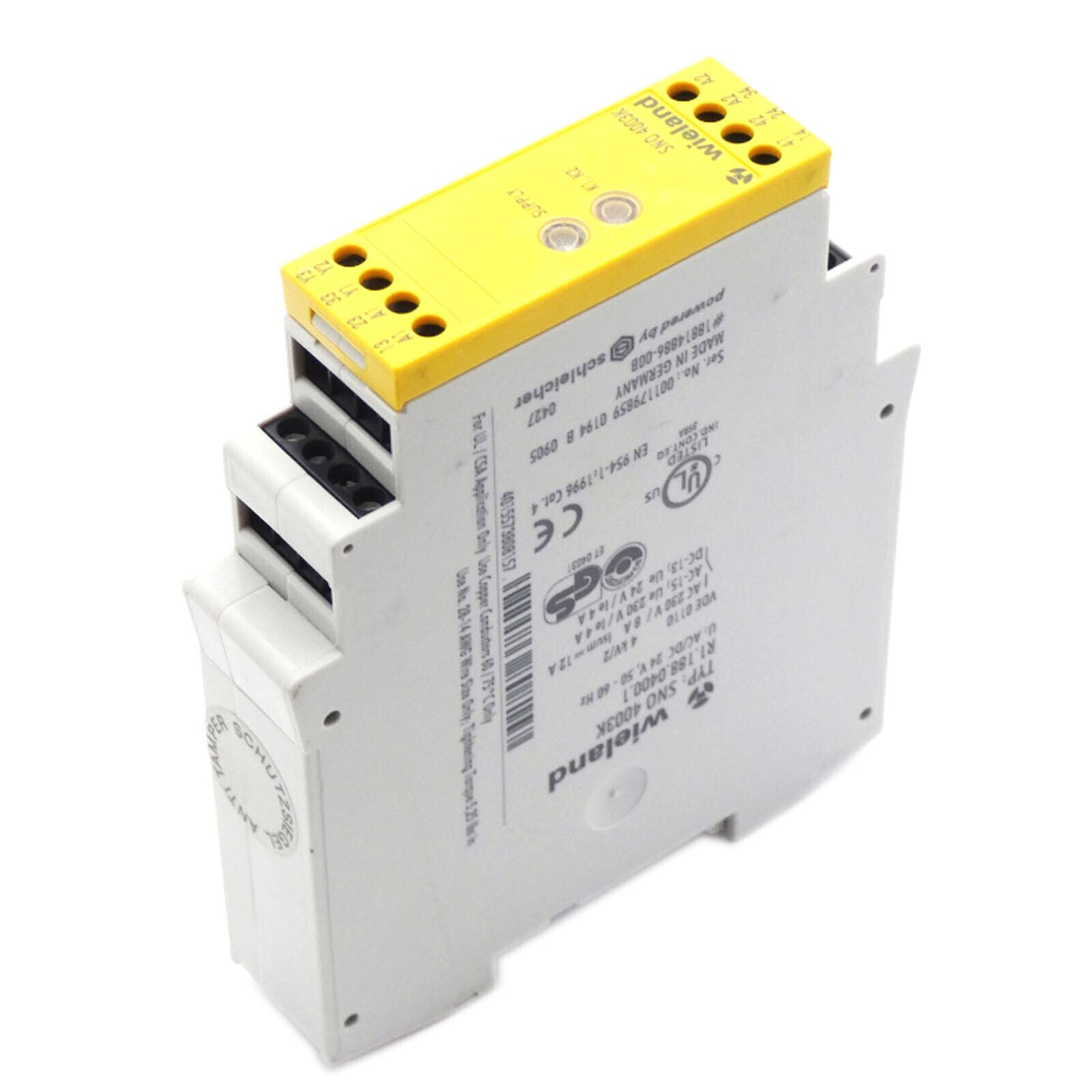Wieland Safety Relay SNO4003K - New 1PCS - WIELAND