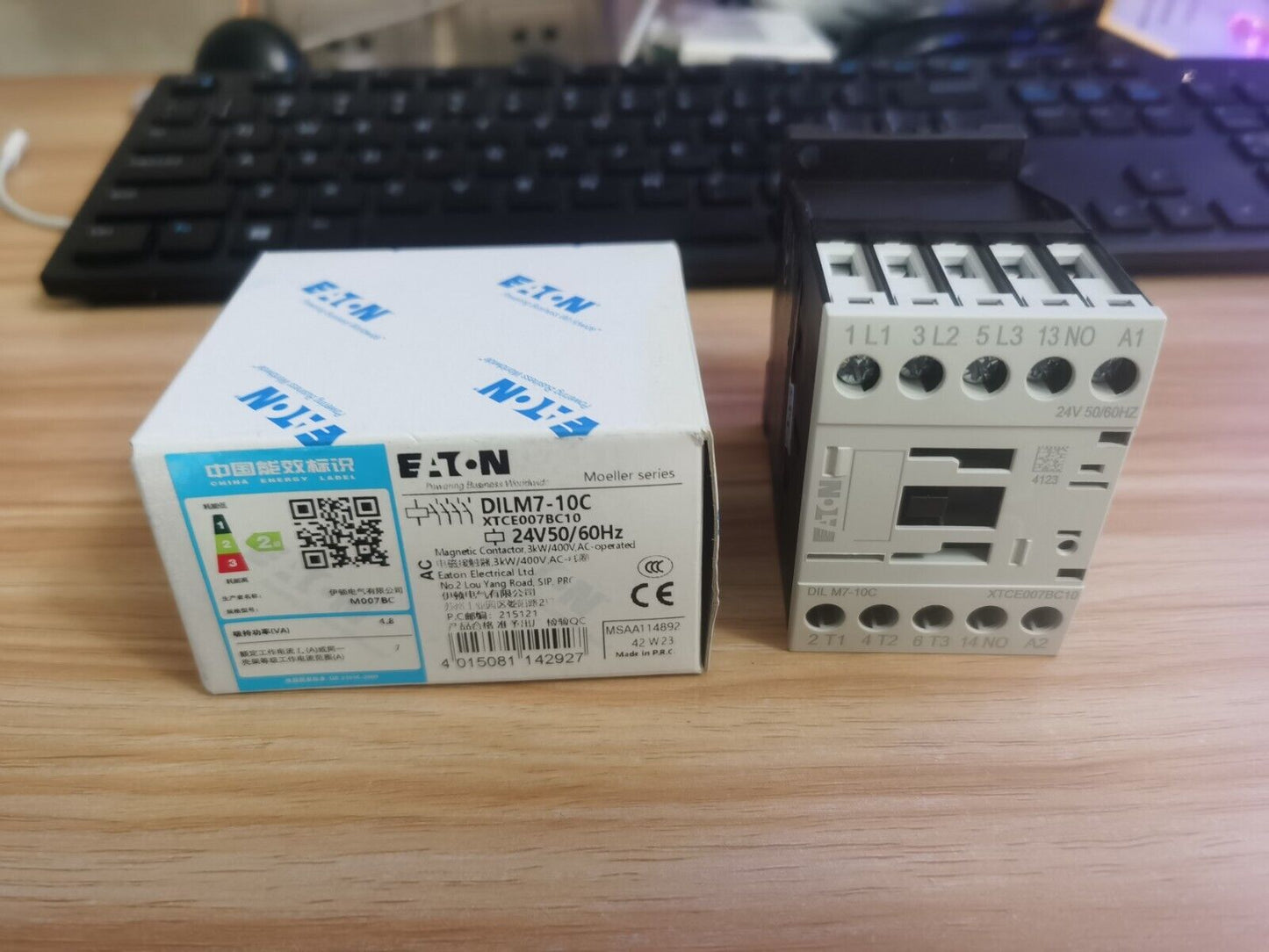 new 1PCS Eaton Moeller DILM7-10C XTCE007BC10 AC Contactor 24VAC - EATON MOELLER