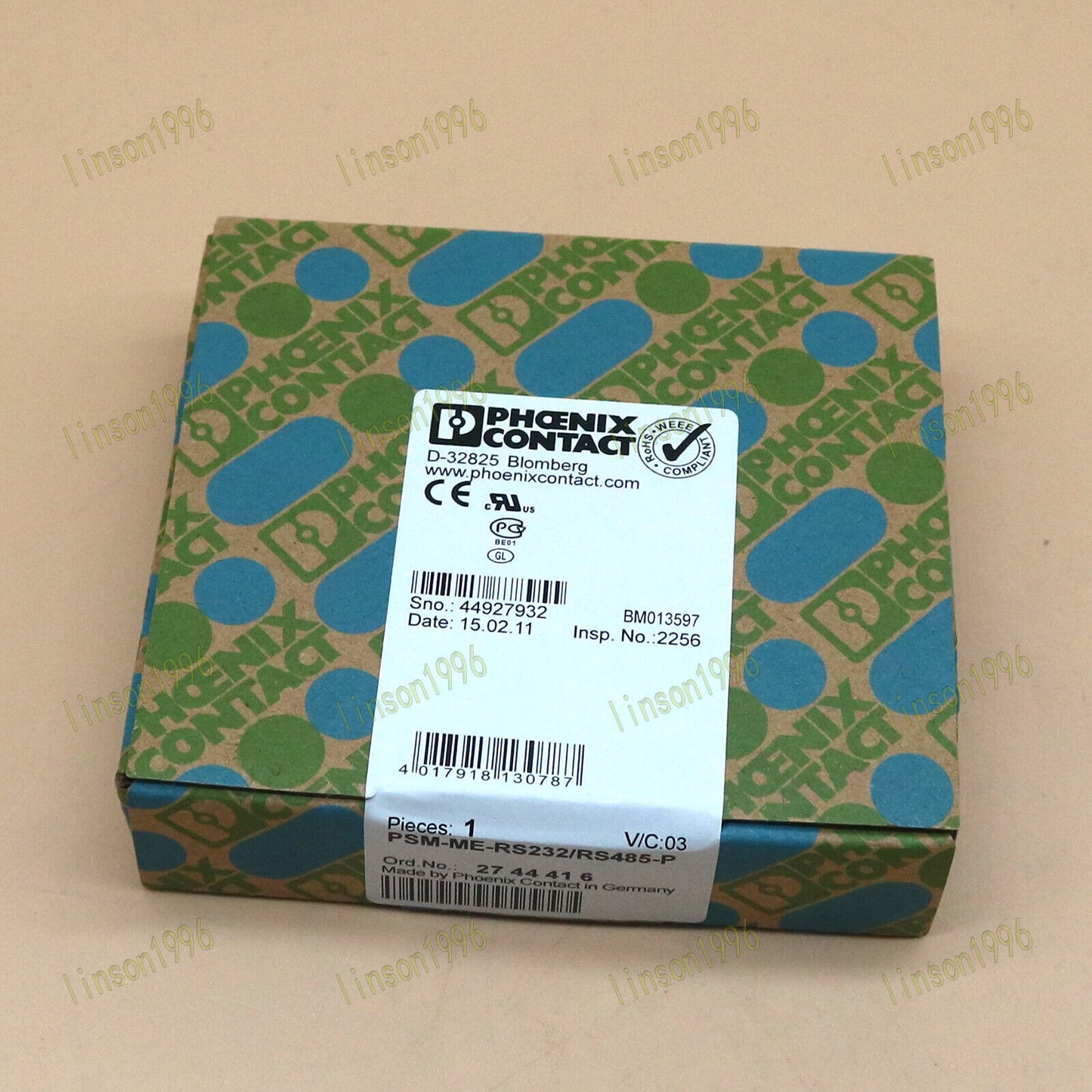 1PC Phoenix Contact PSM-ME-RS232/RS485-P 2744416 Interface Converter - PHOENIX CONTACT