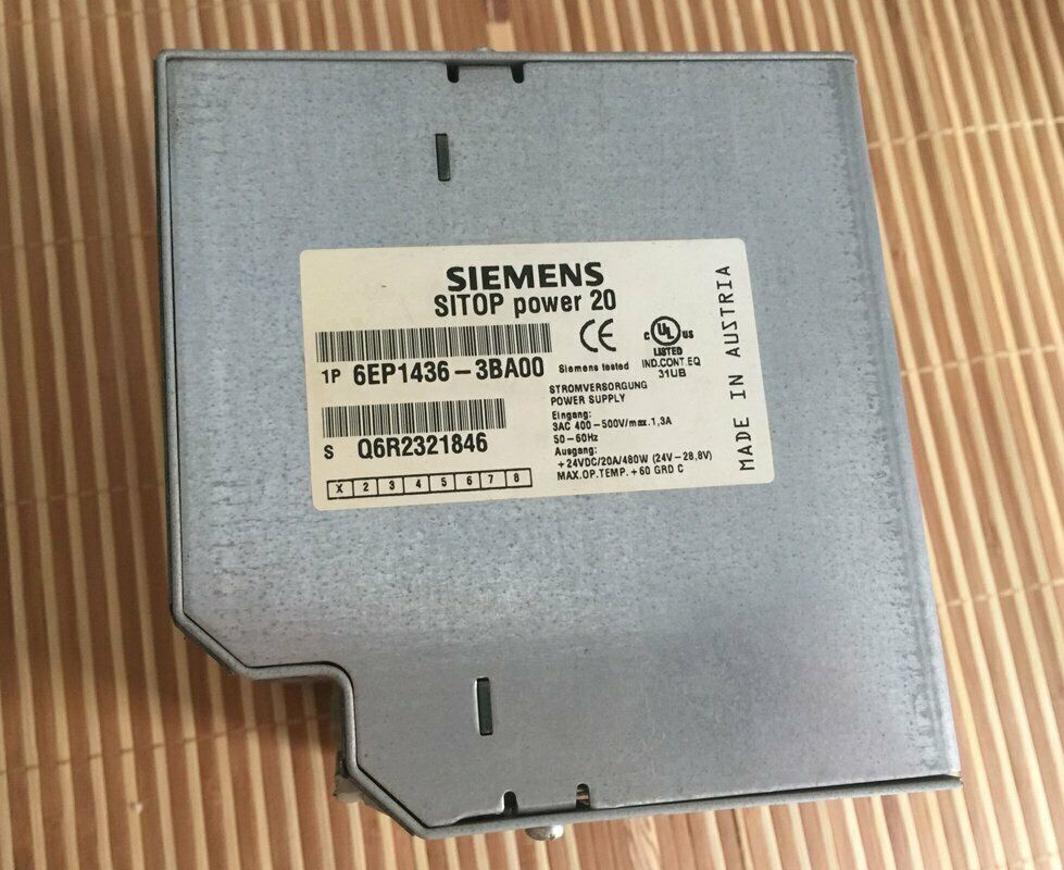 used  Siemens Power supply 6EP1 436-3BA00 6EP1436-3BA00 Tested OK koeed