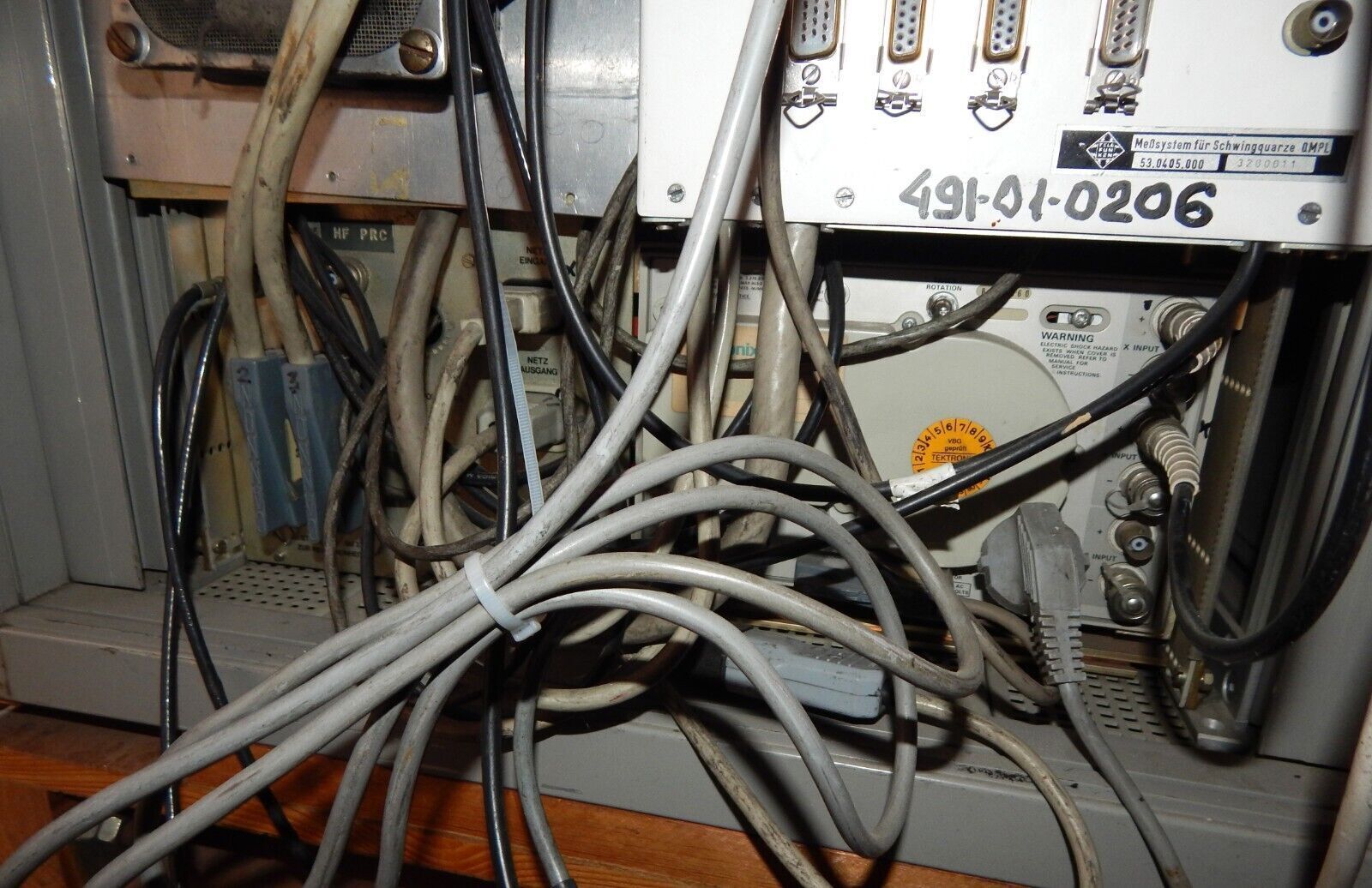 used TELEFUNKEN QMPL 0405 measuring system for quartz crystals computing unit - TELEFUNKEN