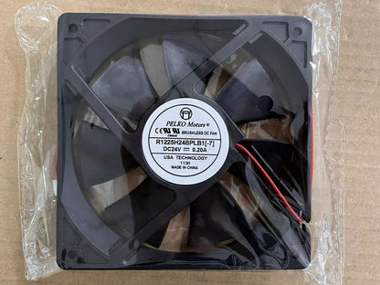 new PELKO MOTORS R1225H24BPLB1-7 12025 12cm 24V 0.20A silent cooling fan