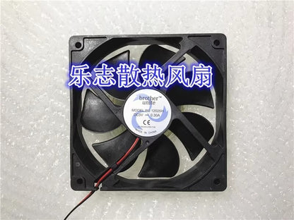 brother unite BU12025H 12025 DC5V 0.30A 12CM 2-wire inverter cooling fan
