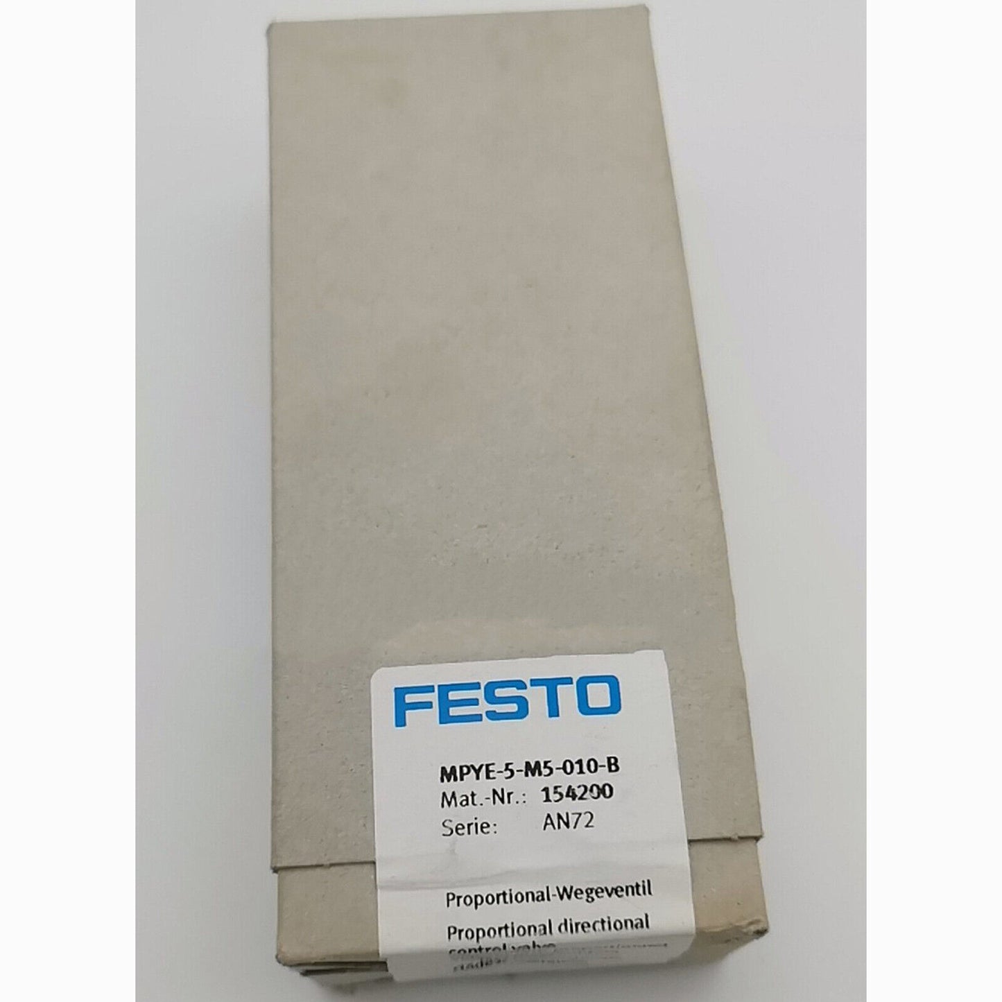 Festo MPYE-5-M5-010-B 154200 Proportional Valve for Precise Control - FESTO