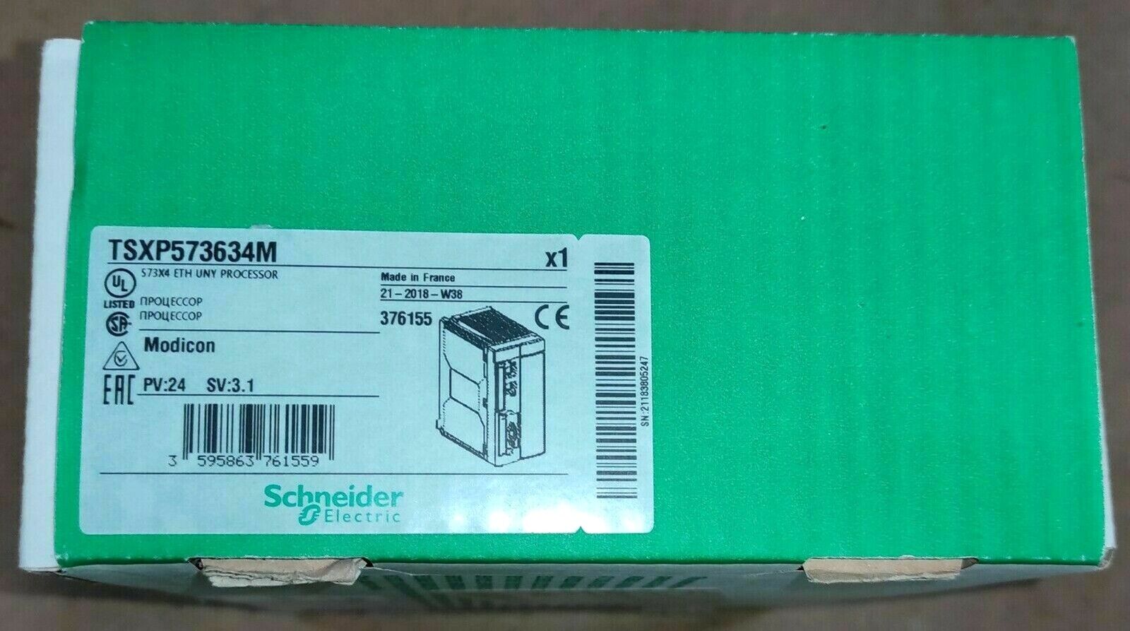 SCHNEIDER TSX Processor Unit TSXP573634M - SCHNEIDER