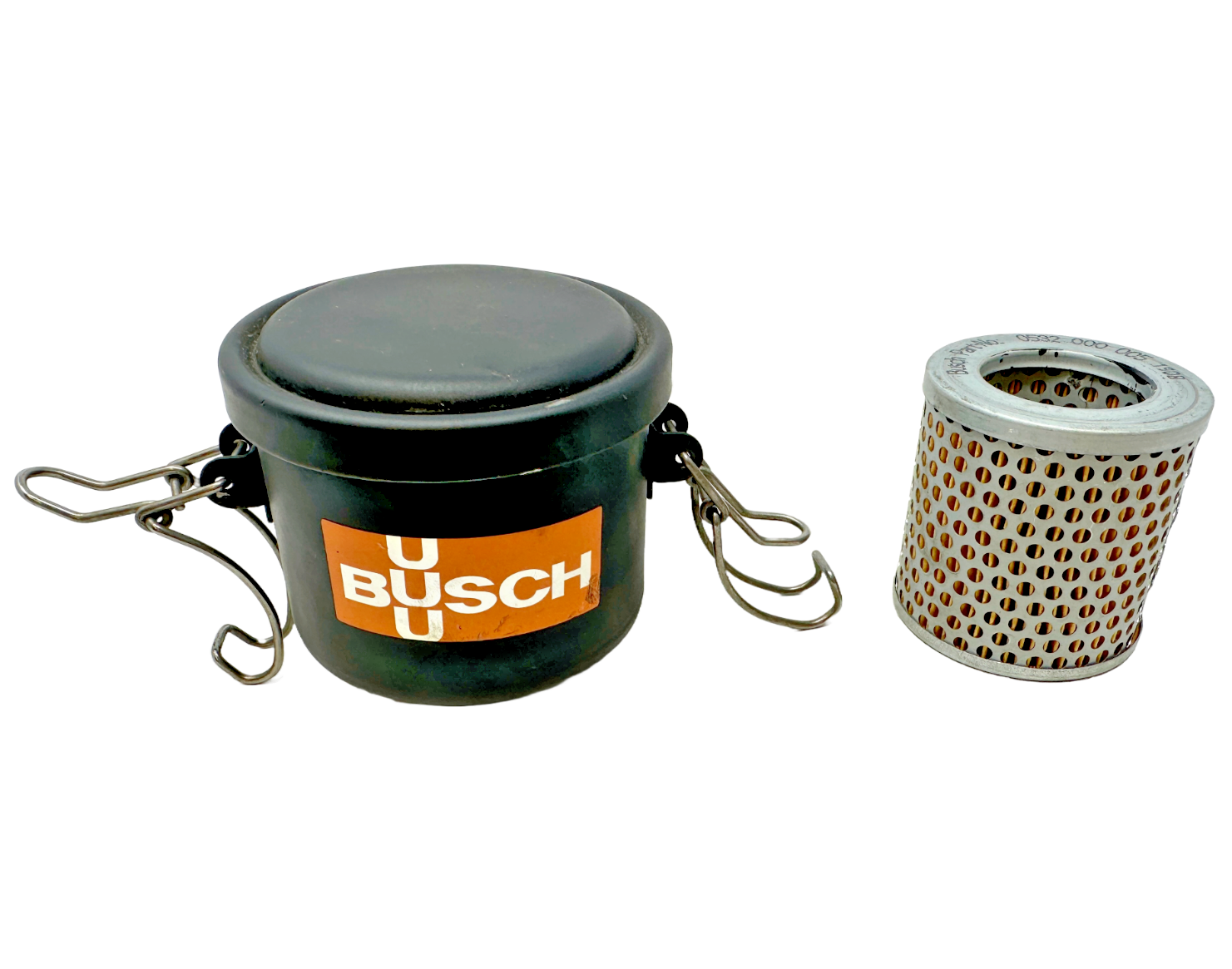 used Busch 0532000005 Vacuum Pump Inlet Filter with Housing - BUSCH