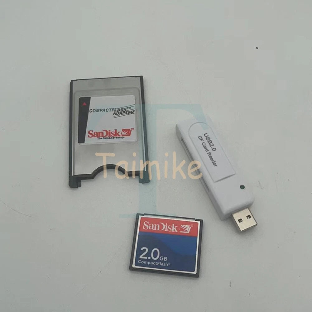 128MB/256/512/1G/2G CNC CF Compact Flash card+CF-PCMCIA Adapter+SSK reader FANUC