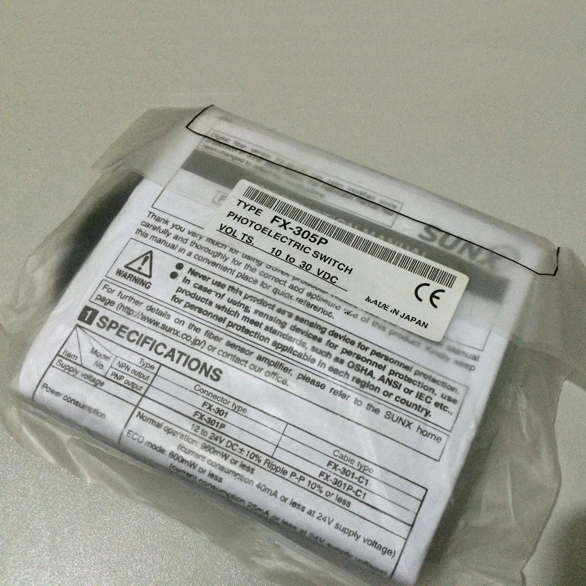1PCS Panasonic SUNX FX305P FX-305P Photoelectric Sensor Warranty 12 months