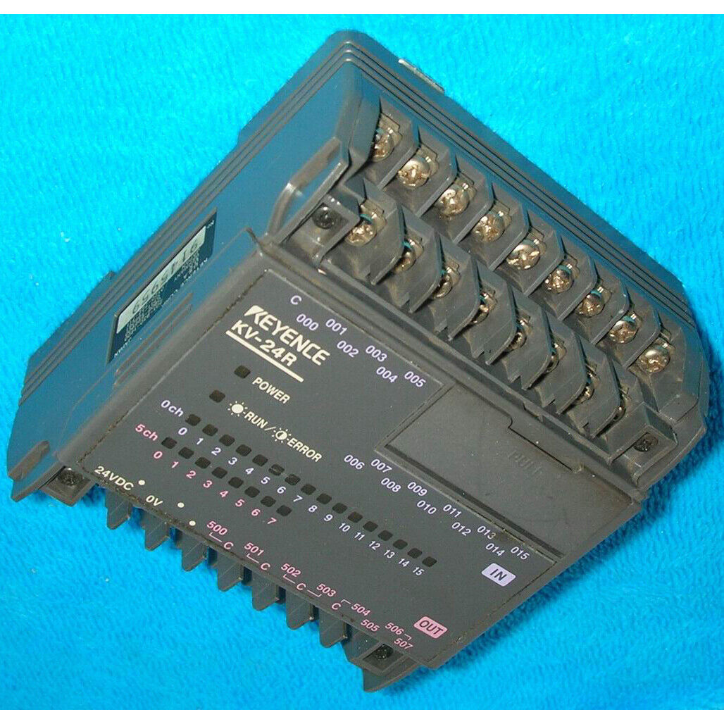 Used Keyence PLC KV-24R Module Controller - KEYENCE