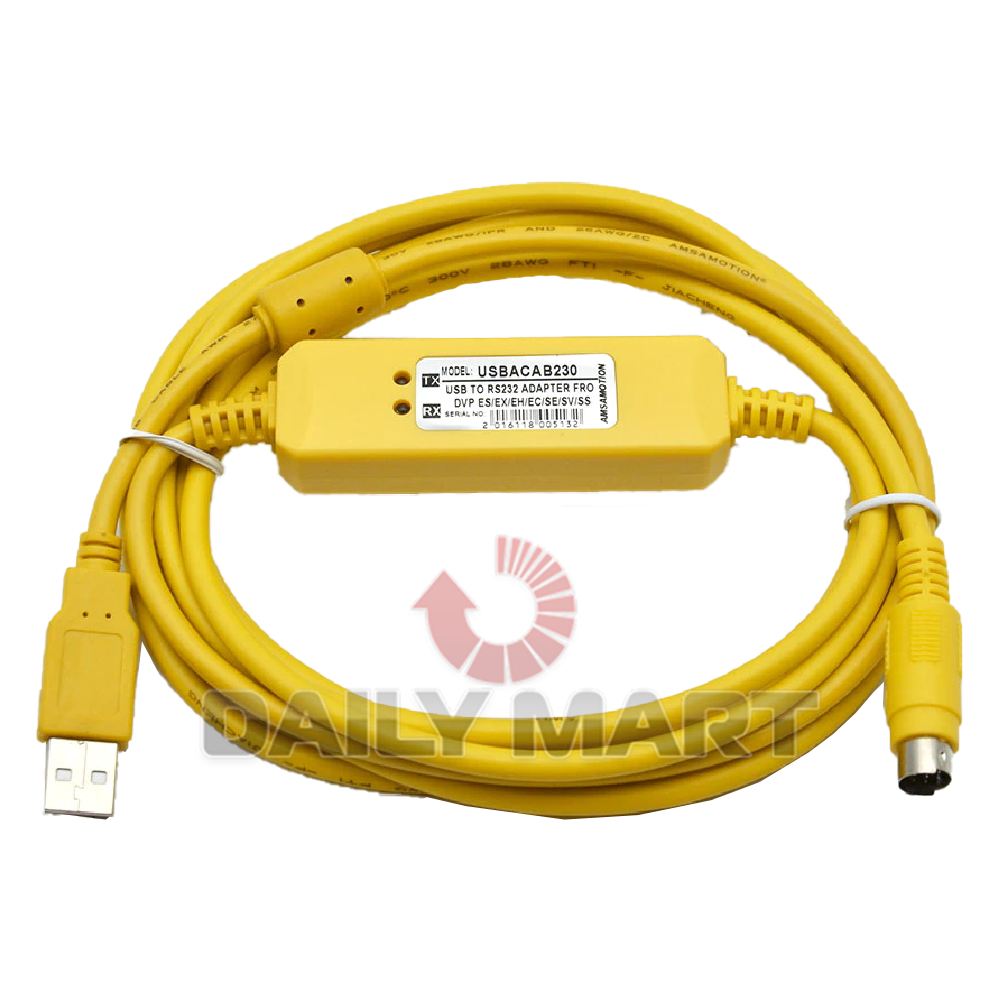 new 2PCS/ DELTA USB-ACAB230 Programming Cable - DELTA