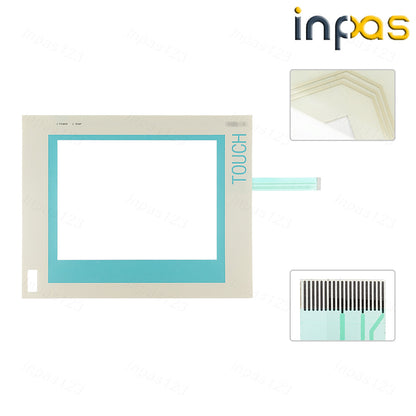 new For 6AV7612-0AB22-0CG0 6AV7 612-0AB22-0CG0 Touch screen + overlay film PC670 12