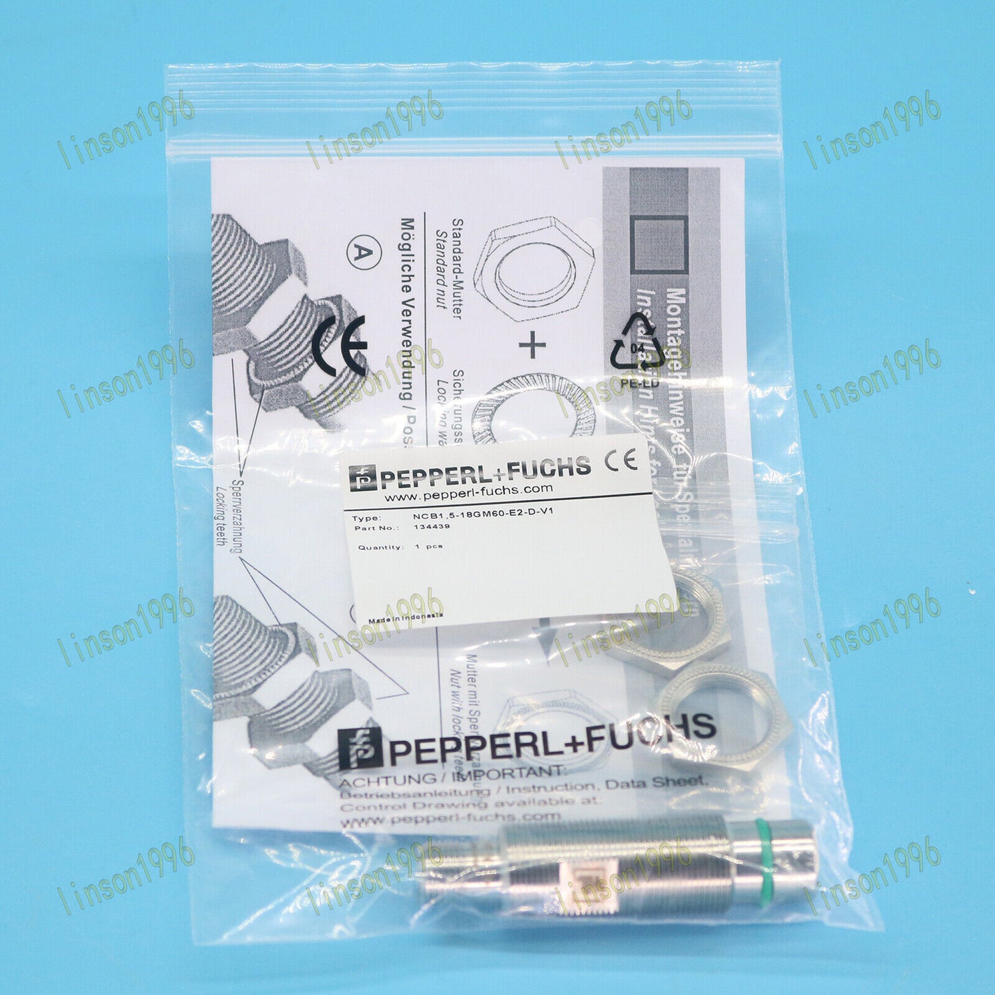 1PC NCB1.5-18GM60-E2-D-V1 Sensor for Pepperl+Fuchs – Fast Delivery - PEPPERL+FUCHS