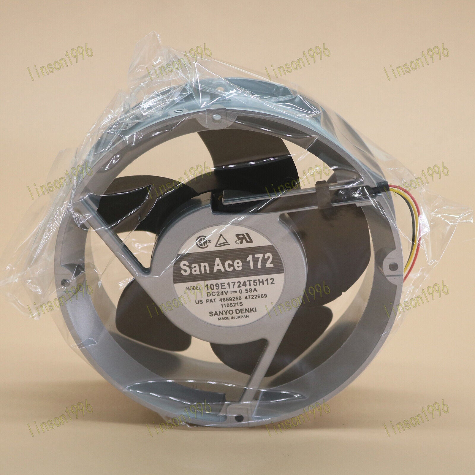24V 0.58A Fan ACE172 109E1724T5H12 Model: ACE172 - SANYO