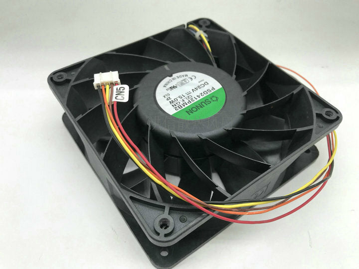 1pcs SUNON PSD2412PMB2 12038 24V 15W double ball speed measuring fan